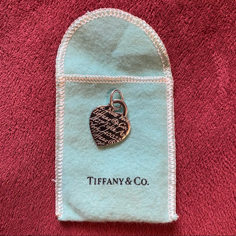 Retired: Script Heart Address Pendant - image 1